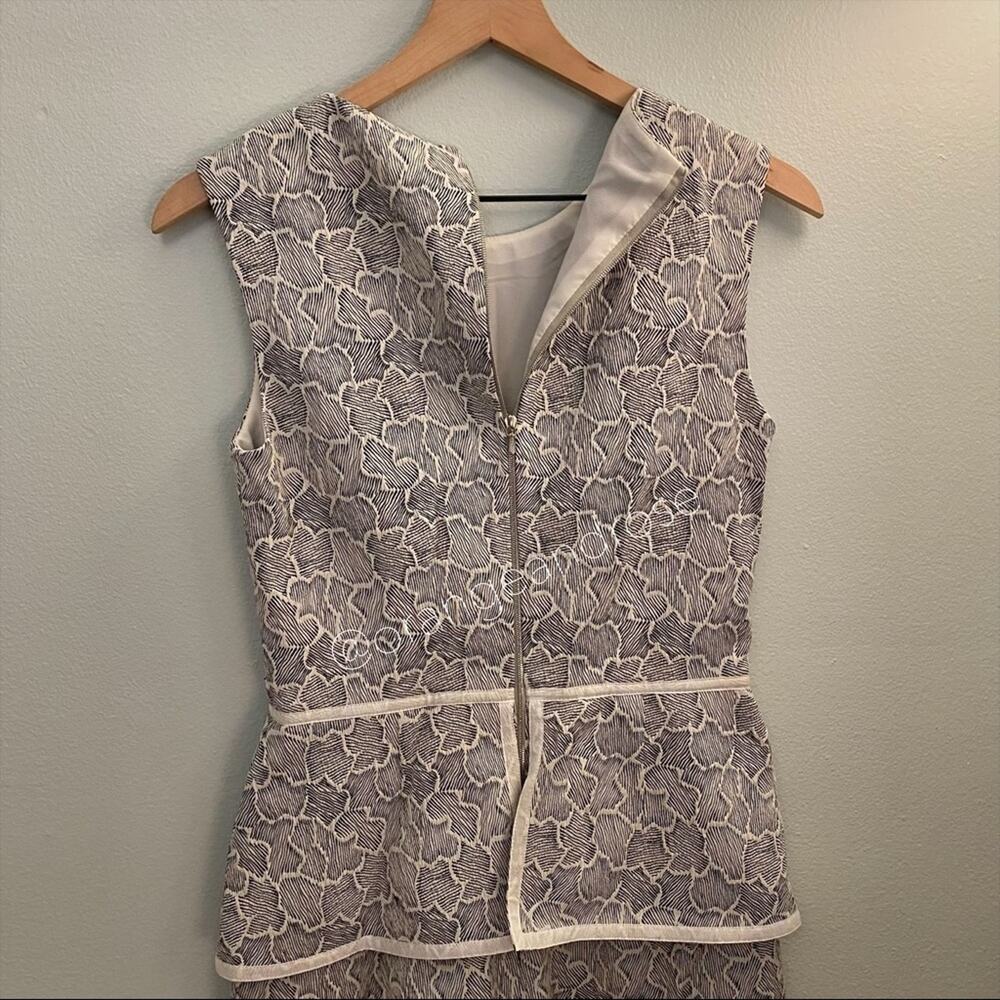 Lela Rose Gray Sheath Dress 4 - Picture 12 of 13
